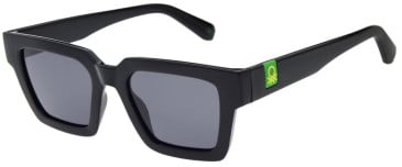 United Colors of Benetton BE5054 sunglasses in Gloss Solid Black