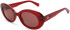 United Colors of Benetton BE5055 sunglasses in Gloss Crystal Dark Red