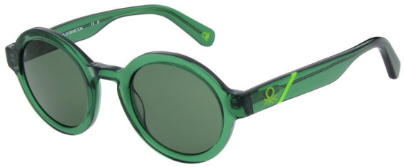 United Colors of Benetton BE5057 sunglasses in Gloss Crystal Bottle Green