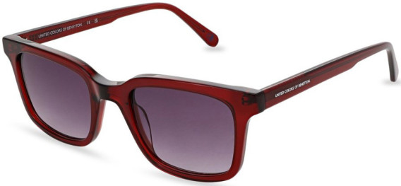 United Colors of Benetton BE5058 sunglasses in Gloss Crystal Dark Red
