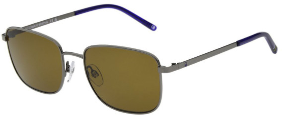 United Colors of Benetton BE7035 sunglasses in Shiny Gunmetal