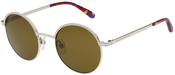 United Colors of Benetton BE7037 sunglasses in Shiny Silver/Purple