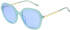 United Colors of Benetton BE7039 sunglasses in Gloss Milky Turquoise