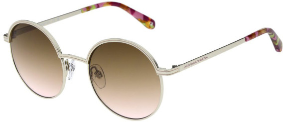United Colors of Benetton BE7037 sunglasses in Shiny Silver/Pink