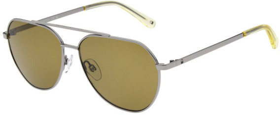 United Colors of Benetton BE7034 sunglasses in Shiny Light Gunmetal