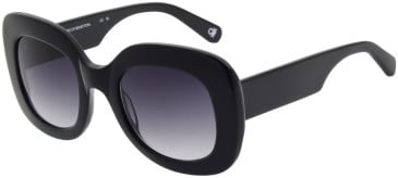 United Colors of Benetton BE5067 sunglasses in Solid Black
