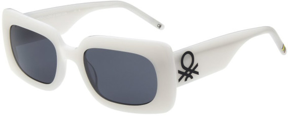 United Colors of Benetton BE5065 sunglasses in Milky White
