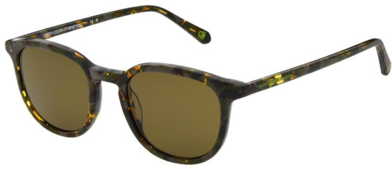 United Colors of Benetton BE5059 sunglasses in Gloss Multi Green Terrazzo