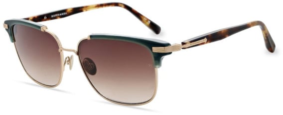 Scotch And Soda SS8014 sunglasses in Brushed Gold