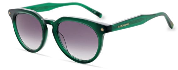 Scotch And Soda SS8011 sunglasses in Crystal Green