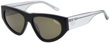 Pepe Jeans PJ7403 sunglasses in Gloss Solid Black
