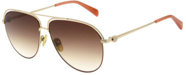 Maje MJ7025 sunglasses in Gold/Peach