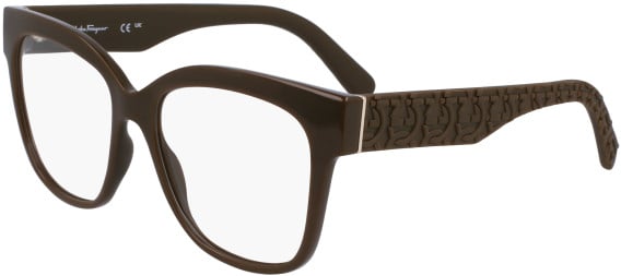 Salvatore Ferragamo SF2956E glasses in Dark Khaki