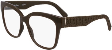 Salvatore Ferragamo SF2956E glasses in Dark Khaki