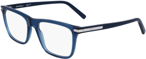 Salvatore Ferragamo SF2959 glasses in Crystal Navy Blue