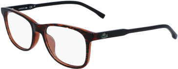 Lacoste L3657 glasses in Brown Horn