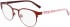 Marchon NYC M-4023 glasses in Matte Red/Pink Mosaic