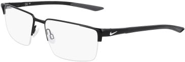 NIKE 8054 glasses in Satin Black/Matte Black