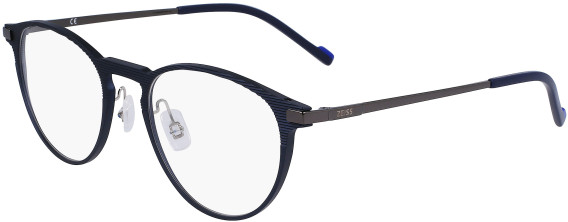 Zeiss ZS23128 glasses in Satin Blue/Ruthenium