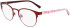 Marchon NYC M-4023 glasses in Matte Red/Pink Mosaic