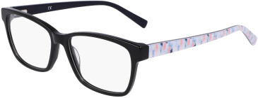 Marchon NYC M-5023-53 glasses in Black/Blue Mosaic