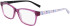 Marchon NYC M-5023-53 glasses in Crystal Purple/Lilac Mosaic