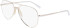 Marchon NYC M-9008 glasses in Shiny Gold