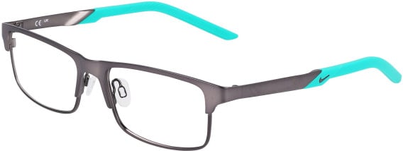 NIKE 5592 glasses in Satin Gunmetal/Clear Jade
