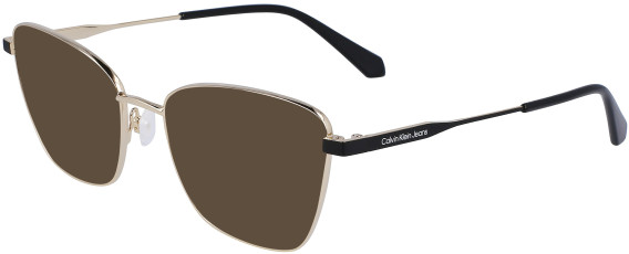 Calvin Klein Jeans CKJ23204 sunglasses in Gold / Black