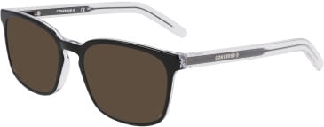 Converse CV5080 sunglasses in Black/Crystal Laminate