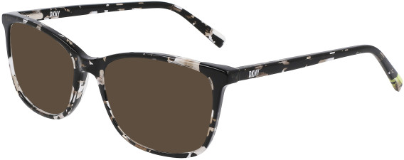 DKNY Black Acetate Sunglasses