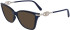 Salvatore Ferragamo SF2949R sunglasses in Transparent Blue