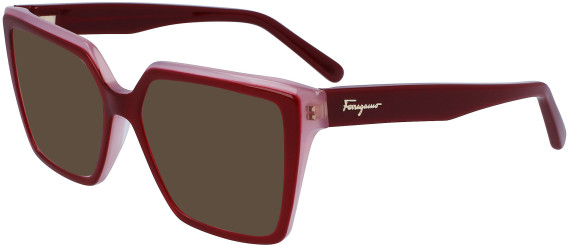 Salvatore Ferragamo SF2950 sunglasses in Burgundy/Rose