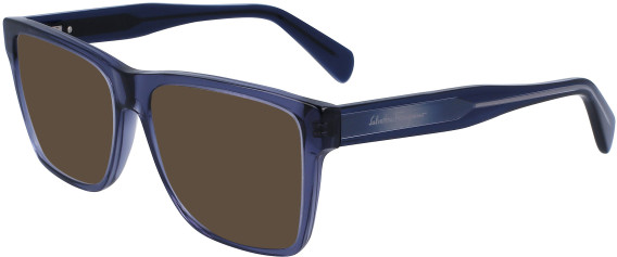 Salvatore Ferragamo SF2953 sunglasses in Crystal Navy