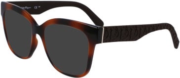 Salvatore Ferragamo SF2956E sunglasses in Tortoise