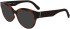 Salvatore Ferragamo SF2957E sunglasses in Tortoise