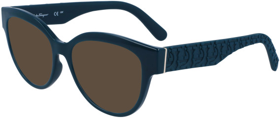 Salvatore Ferragamo SF2957E sunglasses in Petrol