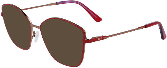 Karl Lagerfeld KL345 sunglasses in Red