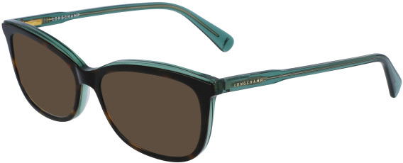 Longchamp LO2718 sunglasses in Havana/Green