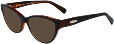 Longchamp LO2721 sunglasses in Black/Honey
