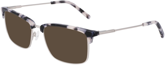 Marchon NYC M-2028 sunglasses in Grey Tortoise/Matte Silver