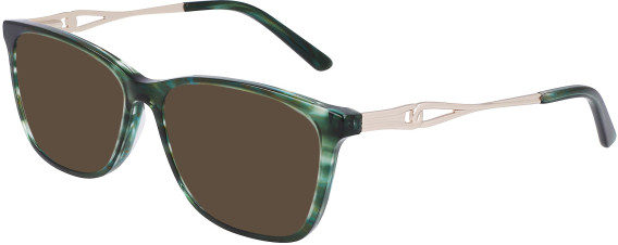 Marchon NYC M-5020-52 sunglasses in Emerald Horn