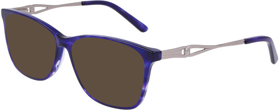 Marchon NYC M-5020-52 sunglasses in Blue Horn