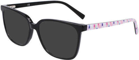 Marchon NYC M-5022 sunglasses in Black/Lilac Mosaic