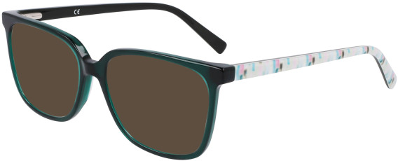 Marchon NYC M-5022 sunglasses in Crystal Green/Green Mosaic