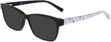 Marchon NYC M-5023-53 sunglasses in Black/Blue Mosaic