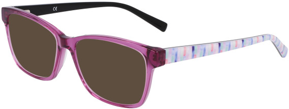 Marchon NYC M-5023-53 sunglasses in Crystal Purple/Lilac Mosaic