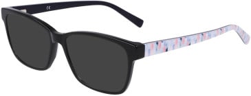 Marchon NYC M-5023-57 sunglasses in Black/Blue Mosaic