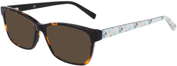 Marchon NYC M-5023-57 sunglasses in Tortoise/Green Mosaic