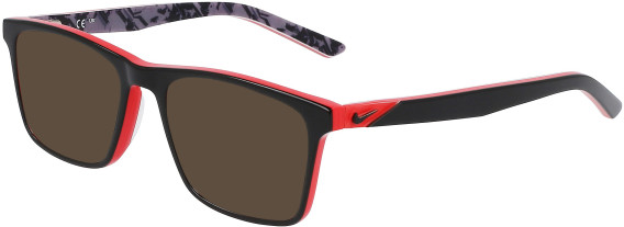 NIKE 5548 sunglasses in Black/University Red